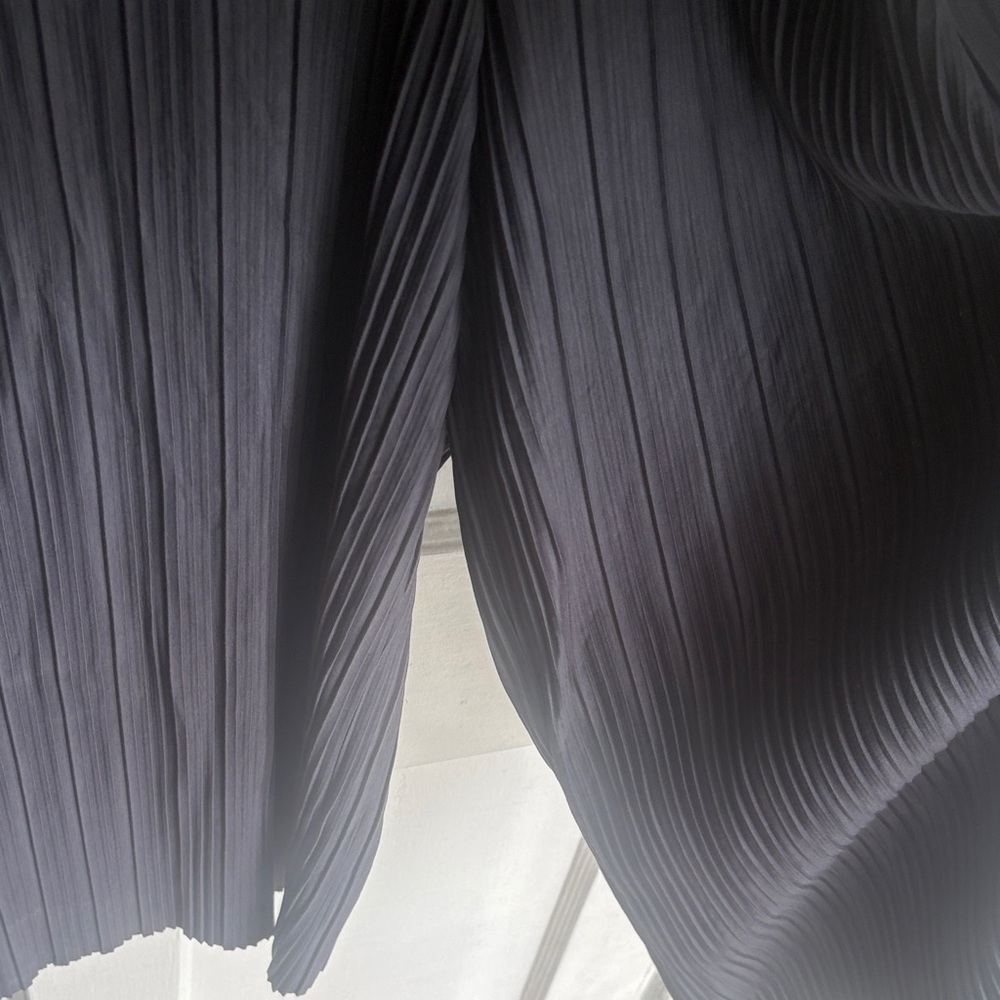 J. Jill Charcoal Pleated Jumpsuit - Picture 3 of 8